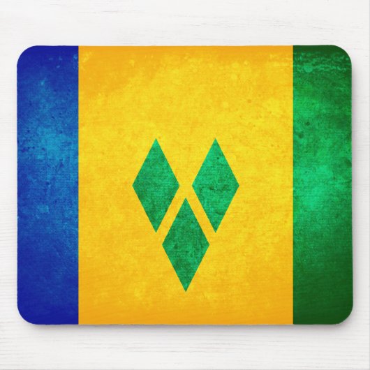 Saint Vincent en de Grenadines vlag Muismat (Voorkant)