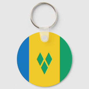 Saint Vincent en de Grenadines vlag Sleutelhanger