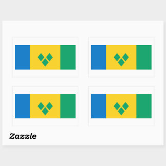 Saint Vincent en de Grenadines Vlag Sticker