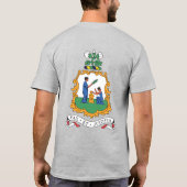 Saint Vincent en de Grenadines vlagafhankelijkheid T-shirt (Achterkant)