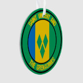 Saint Vincent en de Ronde van Grenadines Ornament (voorkant)