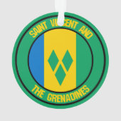 Saint Vincent en de Ronde van Grenadines Ornament (achterkant)