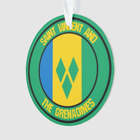 Saint Vincent en de Ronde van Grenadines Ornament (voorkant)