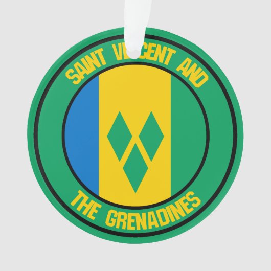 Saint Vincent en de Ronde van Grenadines Ornament (voorkant)