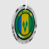 Saint Vincent en de Ronde van Grenadines Ornament (voorkant)