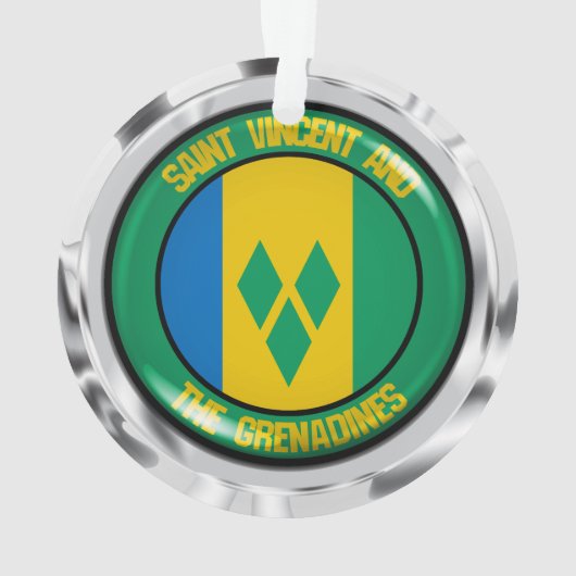 Saint Vincent en de Ronde van Grenadines Ornament (achterkant)