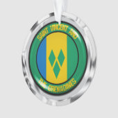 Saint Vincent en de Ronde van Grenadines Ornament (voorkant)