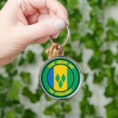Saint Vincent en de Ronde van Grenadines Sleutelhanger (Hand)