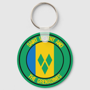 Saint Vincent en de Ronde van Grenadines Sleutelhanger