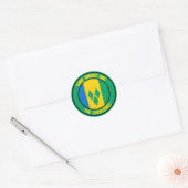 Saint Vincent en de Ronde van Grenadines Sticker (Envelop)