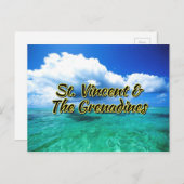 Saint Vincent en de zee van Grenadines Briefkaart (Voorkant / Achterkant)