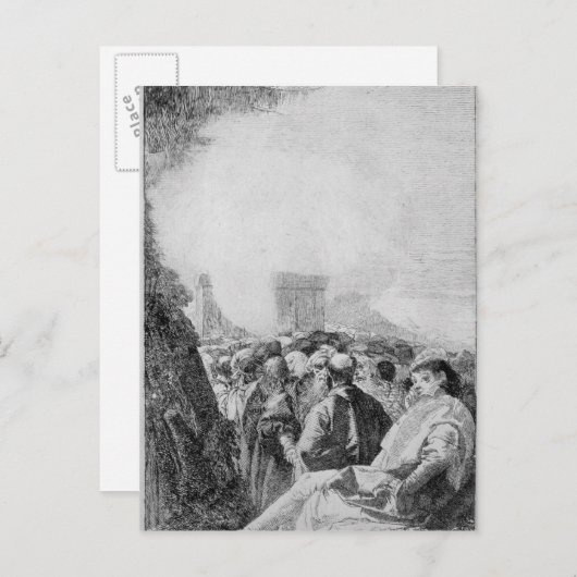 Saint Vincent Ferrer, 1750-80 Briefkaart (Voorkant / Achterkant)