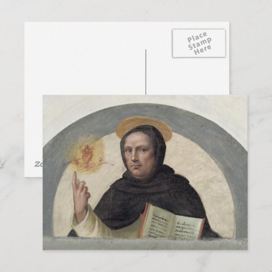 Saint Vincent Ferrer (fresco) Briefkaart (Voorkant / Achterkant)