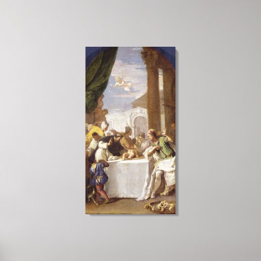 Saint Vincent Ferrer voert een wonder uit Canvas Afdruk (Voorkant)