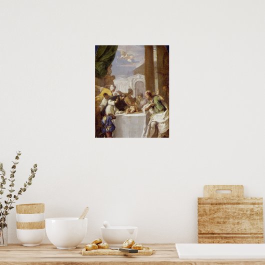 Saint Vincent Ferrer voert een wonder uit Poster (Keuken)