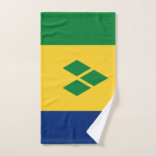 Saint Vincent Flag Bad Handdoek (Handdoek)