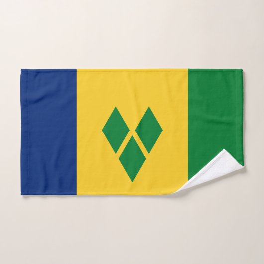 Saint Vincent Flag Bad Handdoek (Handdoek)