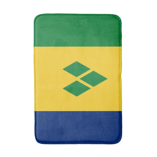 Saint Vincent Flag Badmat (Voorkant Verticaal)
