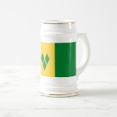 Saint Vincent Flag Bierpul (Voorkant rechts)