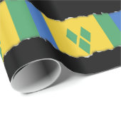 Saint Vincent Flag Cadeaupapier (Rol Hoek)