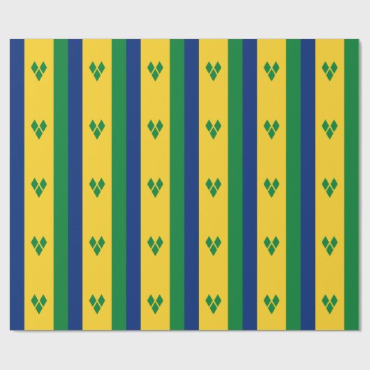 Saint Vincent Flag Cadeaupapier (Vlak)