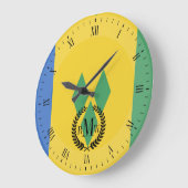 Saint Vincent Flag Grote Klok (Hoek)