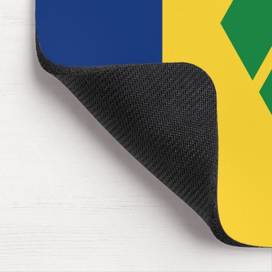 Saint Vincent Flag Muismat (Hoek)