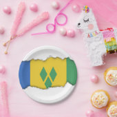 Saint Vincent Flag Papieren Bordje (Feest)