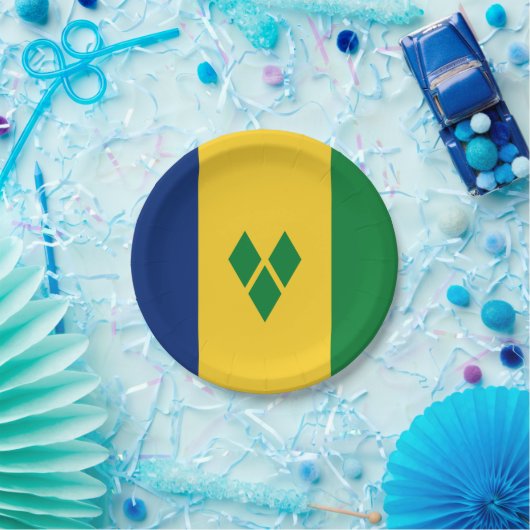 Saint Vincent Flag Papieren Bordje (Feest)