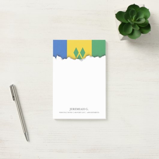 Saint Vincent Flag Post-it® Notes (Kantoor)