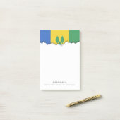 Saint Vincent Flag Post-it® Notes (Op bureau)