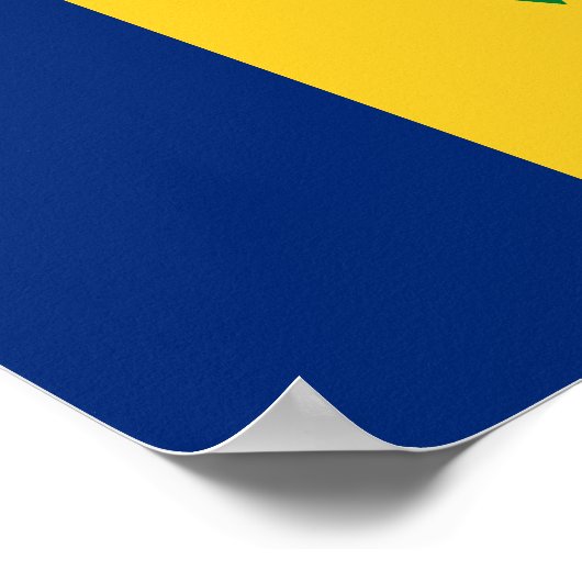 Saint Vincent Flag Poster (Hoek)