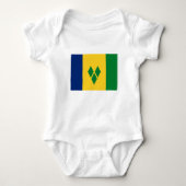 Saint Vincent Flag Romper (Voorkant)