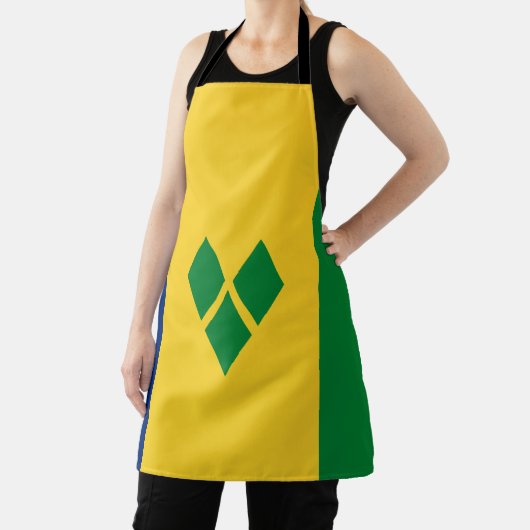 Saint Vincent Flag Schort (Insitu)