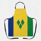 Saint Vincent Flag Schort (Voorkant)