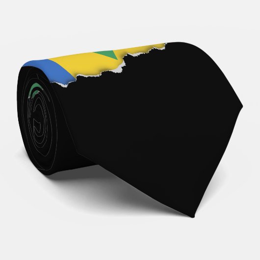 Saint Vincent Flag Stropdas (Opgerold)