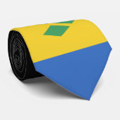 Saint Vincent Flag Stropdas (Opgerold)