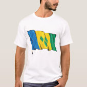 Saint Vincent Flag T-shirt (Voorkant)