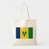 Saint Vincent Flag Tote Bag (Voorkant)
