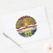 Saint Vincent Grenadines Vincentive Spanje Ronde Sticker (Envelop)