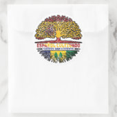 Saint Vincent Grenadines Vincentive Spanje Ronde Sticker (Tas)