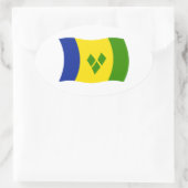 Saint Vincent Grenadines Vlag Sticker (Tas)