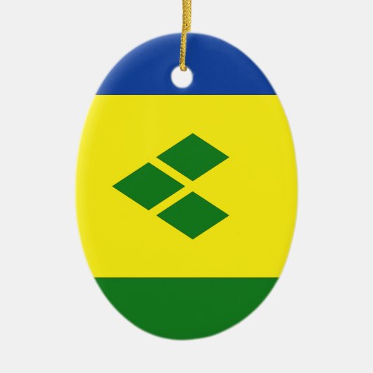 Saint Vincent Keramisch Ornament (Voorkant)