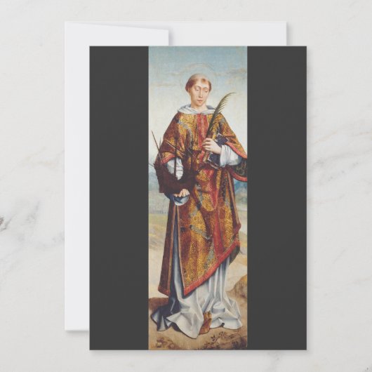 Saint Vincent of Saragossa Kaart (Voorkant)