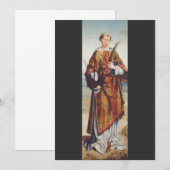 Saint Vincent of Saragossa Kaart (Voorkant / Achterkant)