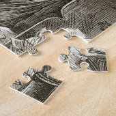 Saint Vincent schrijft in zijn cel bij Ferins, van Legpuzzel (Zijkant)