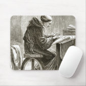 Saint Vincent schrijft in zijn cel bij Ferins, van Muismat (Met muis)