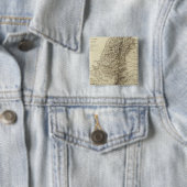 Saint Vincent Vierkante Button 5,1 Cm (In situ)