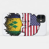 Saint Vincent Vincentive an American USA Tree Root Case-Mate iPhone Case (Achterkant (horizontaal))