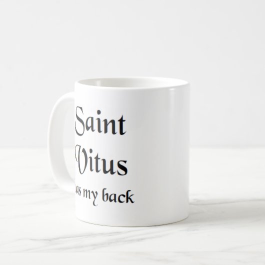 saint vitus koffie - mok (Voorkant links)